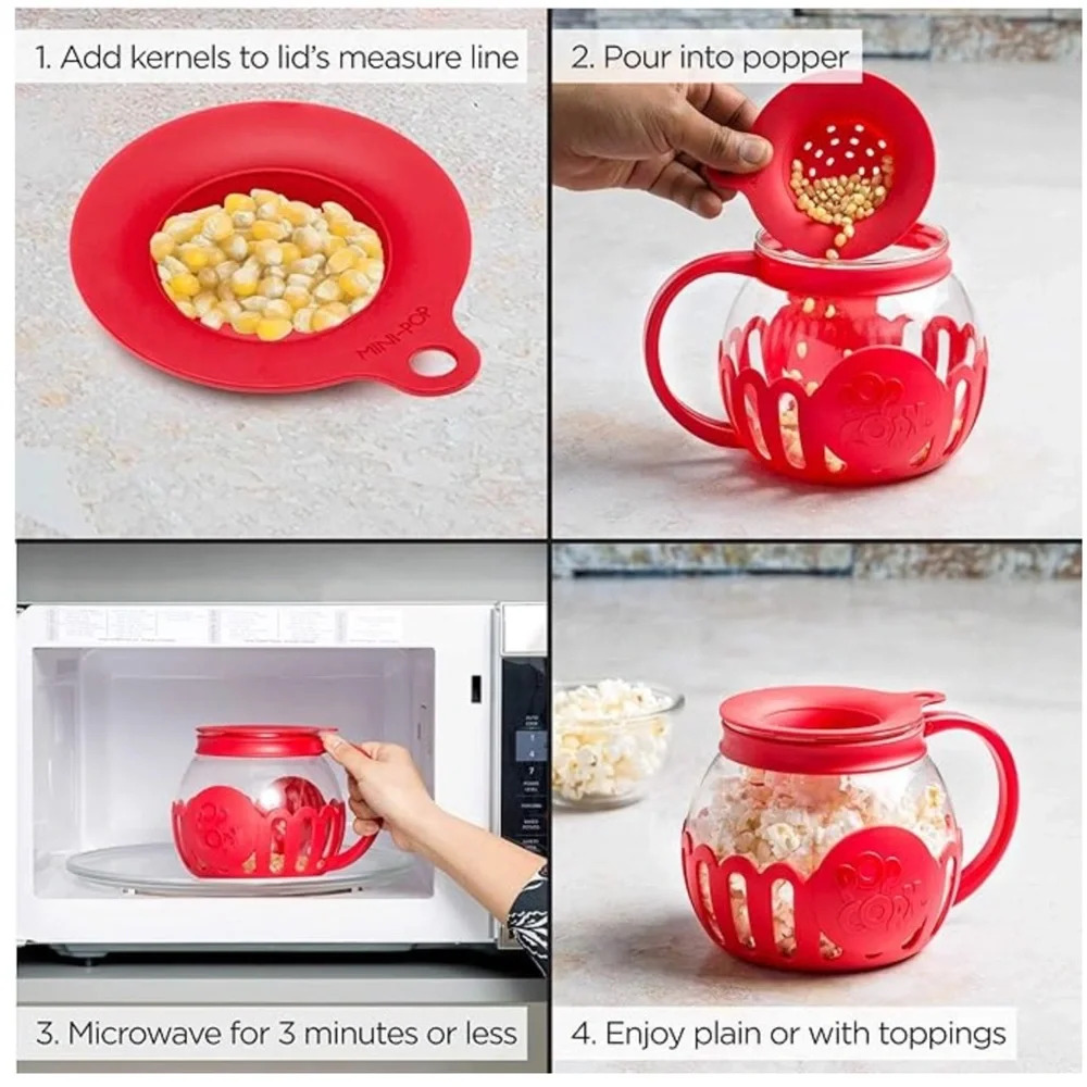 🤍New Ecolution Patented Micro-Pop Microwave Popcorn Popper🤍 - Picture 2 of 7